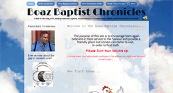 Desktop Screenshot of boazbaptist.com